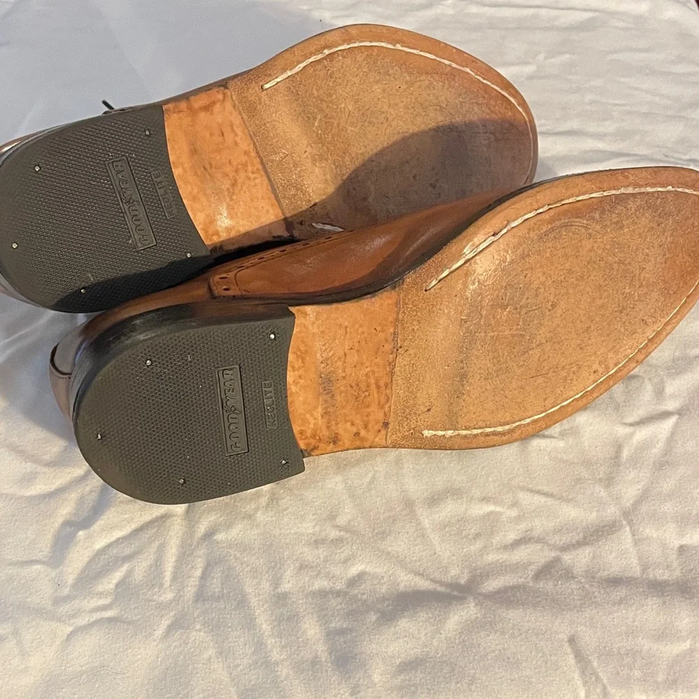 To Boot Two-Tone Brown Leather Oxfords